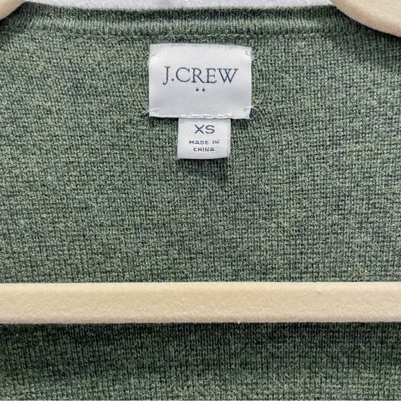 J. Crew Factory Women’s green sweater blazer, size XS - Picture 3 of 3